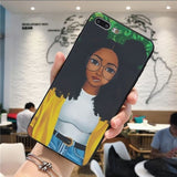 Coque de Téléphone Fille Africaine Angel pour Iphone - Angel Effect Shop