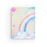 Osez rêver Grand Journal avec Licorne Aquarelle et Arc en Ciel - - Angel Effect Shop