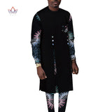 Bazin Riche 2 Pièces Homme Ensembles Africains Vêtements Casual Boubou - Angel Effect Shop