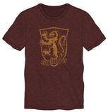 Harry Potter Gryffindor Logo Men's Burgundy T-Shirt - Angel Effect Shop