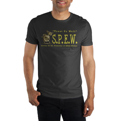 Harry Potter Hermoine Granger's S.P.E.W. Women's Black T-Shirt - Angel Effect Shop