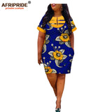 Robes Africaines Chic Traditionnelle Courte Moderne femmes été 100% coton - Angel Effect Shop