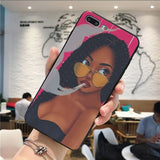 Coque de Téléphone Fille Africaine Angel pour Iphone - Angel Effect Shop